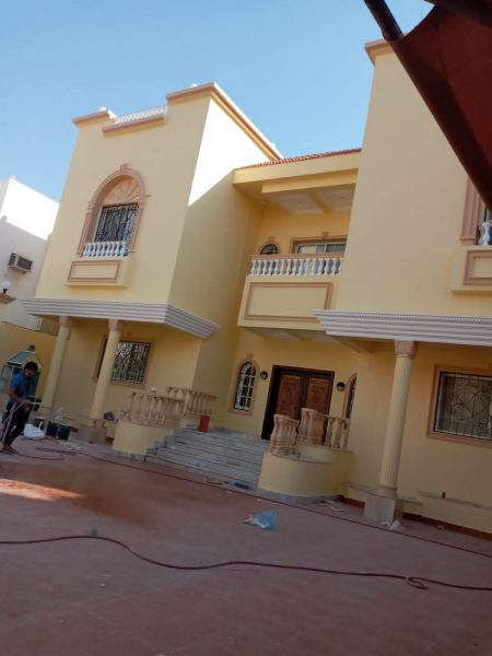 دهان واجهات فلل حي الصفا جدة | تشطيبات خارجية عصرية