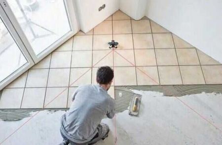 تركيب بلاط احواش معلم في جده